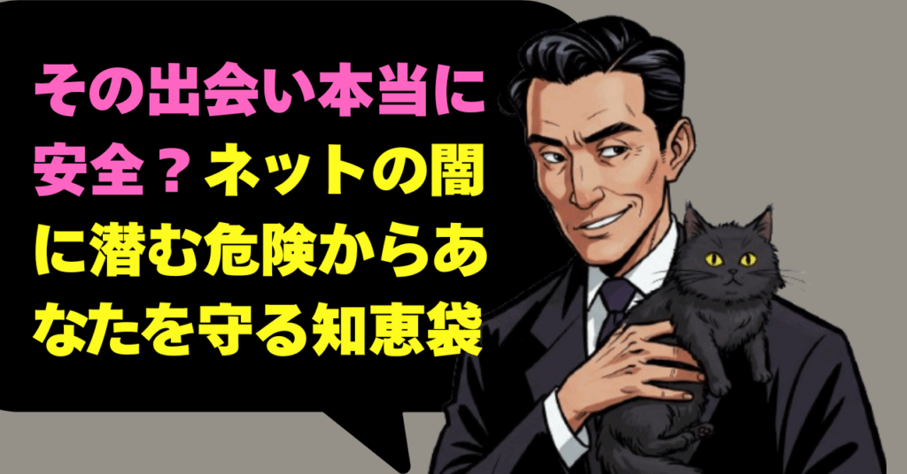 その出会い本当に安全？ネットの闇に潜む危険からあなたを守る知恵袋