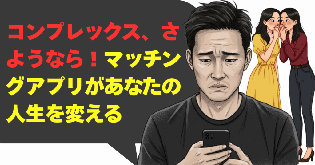 コンプレックス、さようなら！マッチングアプリがあなたの人生を変える