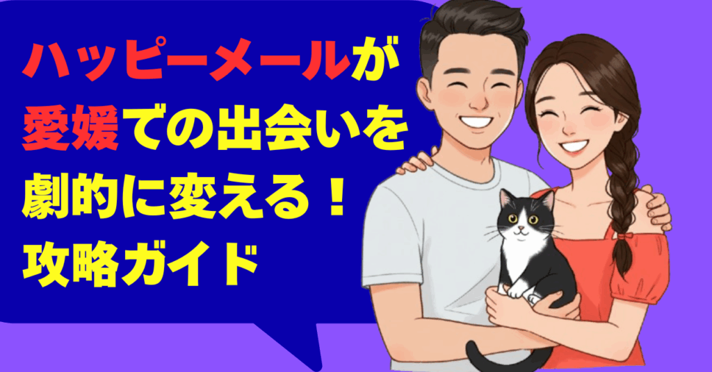 ハッピーメールが愛媛での出会いを劇的に変える！攻略ガイド