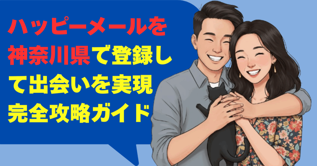 ハッピーメールを神奈川県で登録して出会いを実現！完全攻略ガイド