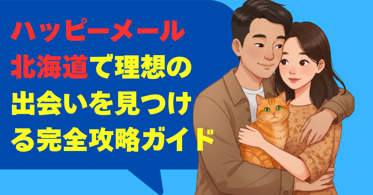 ハッピーメール 北海道で理想の出会いを見つける完全攻略ガイド