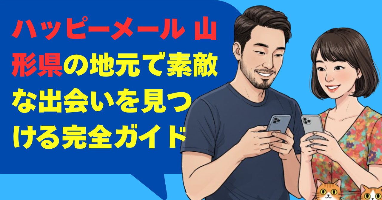 ハッピーメール 山形県の地元で素敵な出会いを見つける完全ガイド