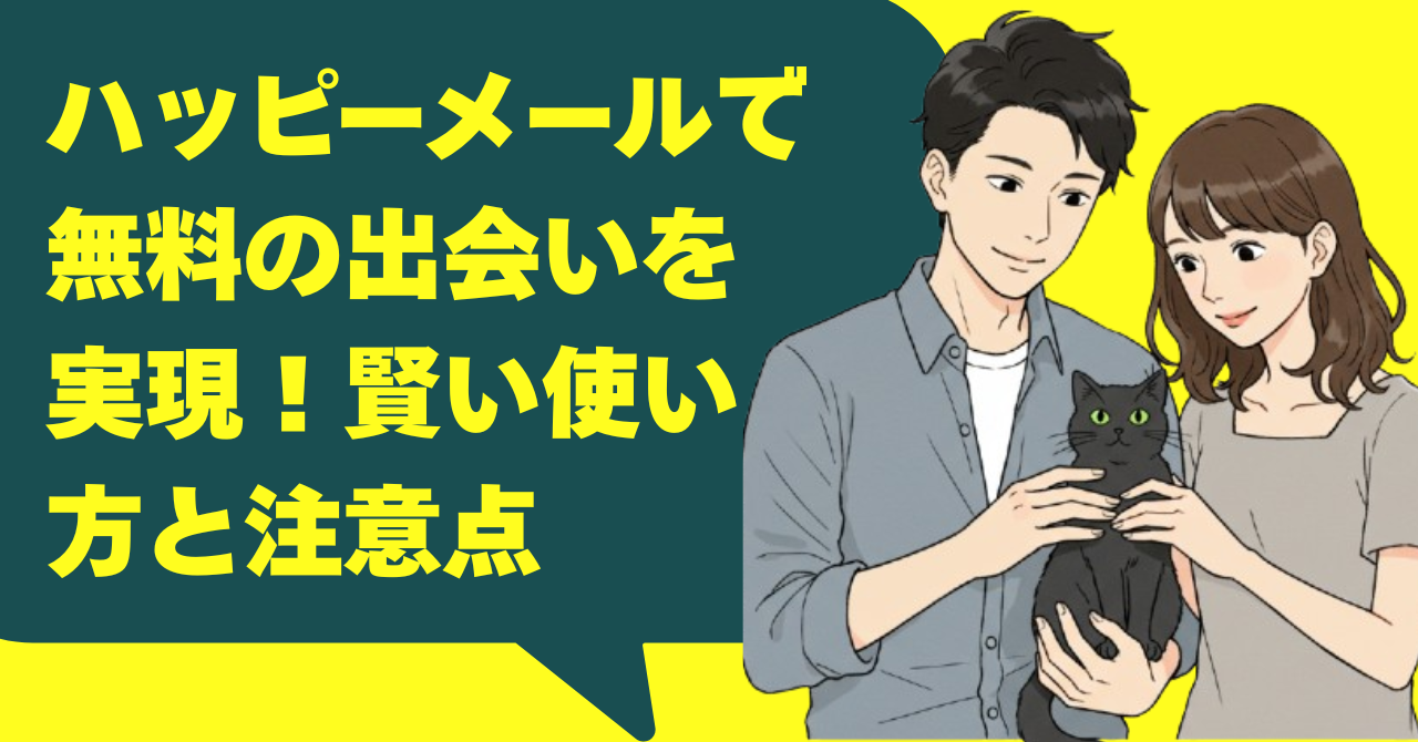 ハッピーメールで無料の出会いを実現！賢い使い方と注意点