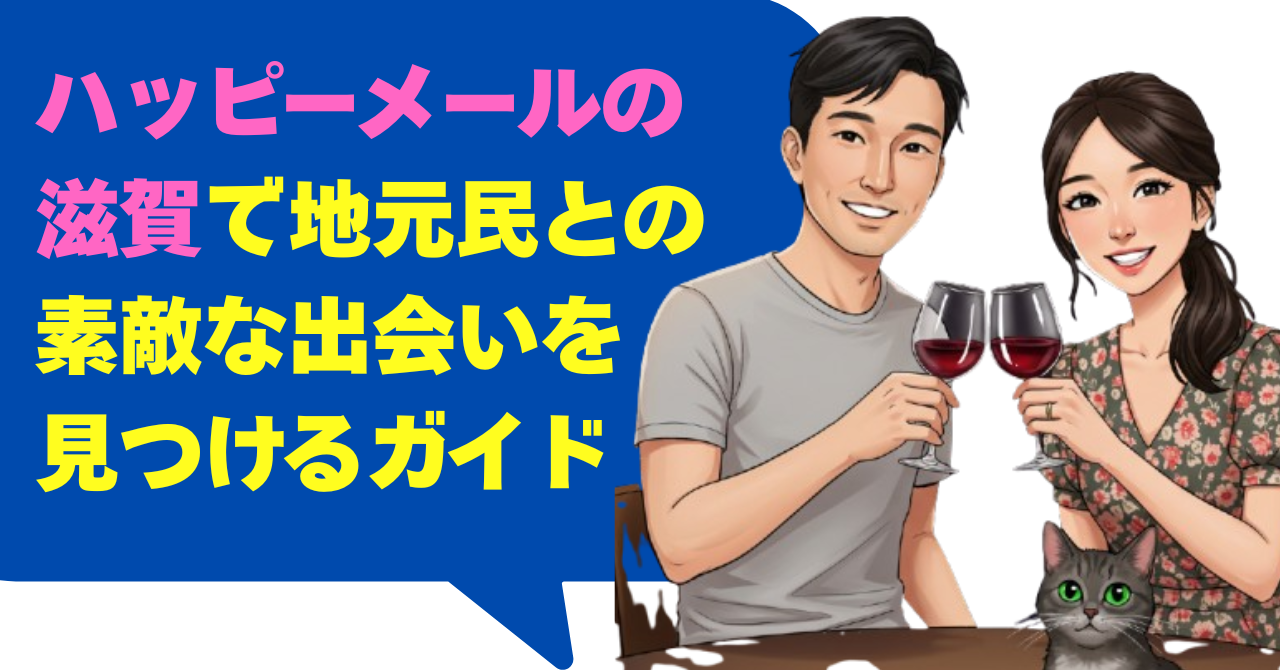 ハッピーメールの滋賀で地元民との素敵な出会いを見つけるガイド