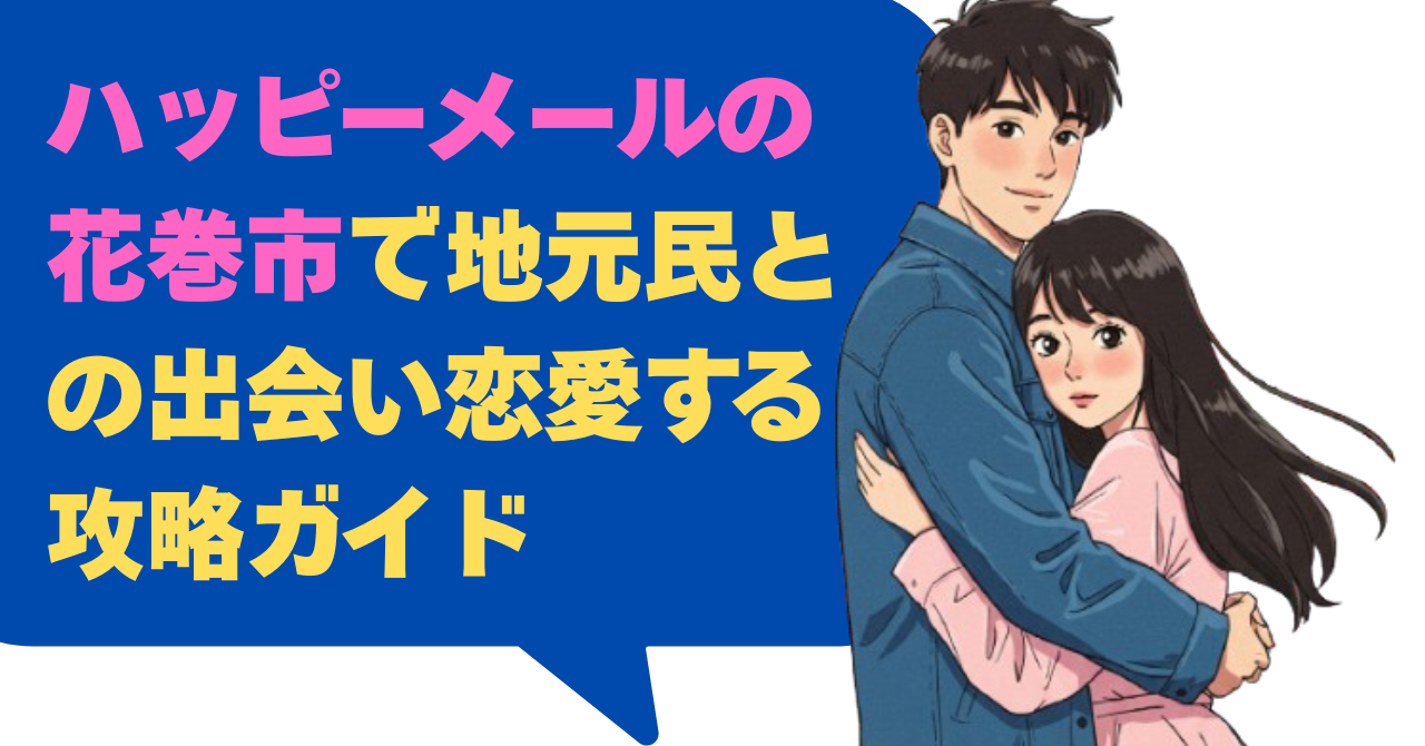 ハッピーメールの花巻市で地元民との出会い恋愛する攻略ガイド