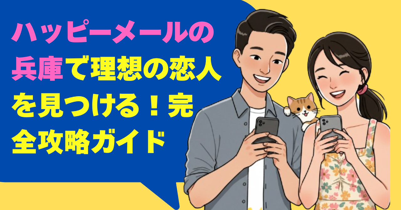 ハッピーメールの兵庫で理想の恋人を見つける！完全攻略ガイド